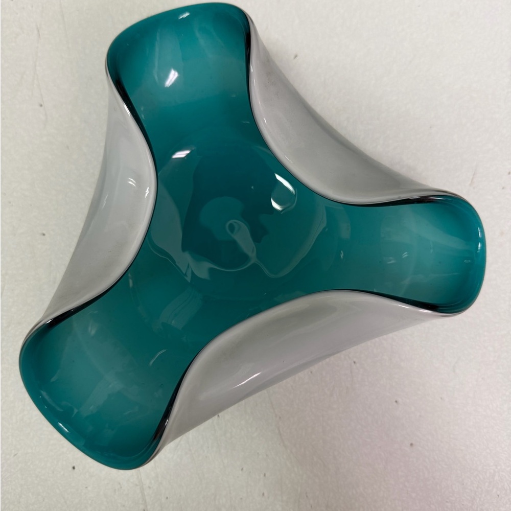 Vintage MCM Art Glass Bowl Ashtray